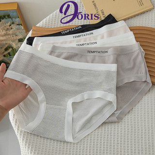  Quần Lót Nữ Cotton Co Dãn Chữ TEMPTATION Năng Động Thoải Mái DORIS Q16
