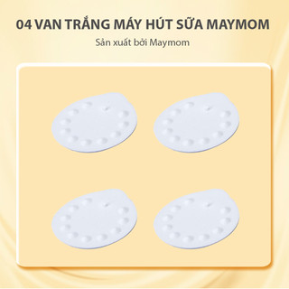 🍀Bộ 04 Van Trắng Máy Hút Sữa Medela Thương Hiệu Maymom 🍀Chính Hãng, Mới 100% 🍀Kiểm Định An Toàn bởi FDA, SGS
