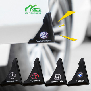 Miếng Dán Chống Va Đập Bảo Vệ Góc Cửa Xe Ô Tô Có Logo Các Hãng Xe