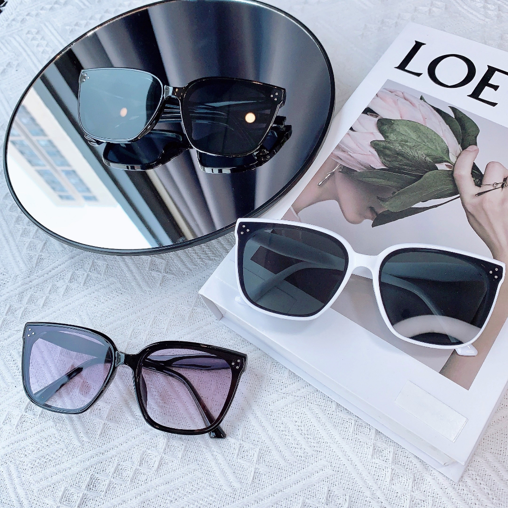 KM39 kính mát hoạ tiết 3 chấm chống UV400