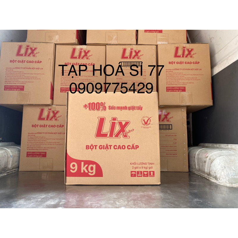 Bột Giặt Lix Hương Hoa 9kg