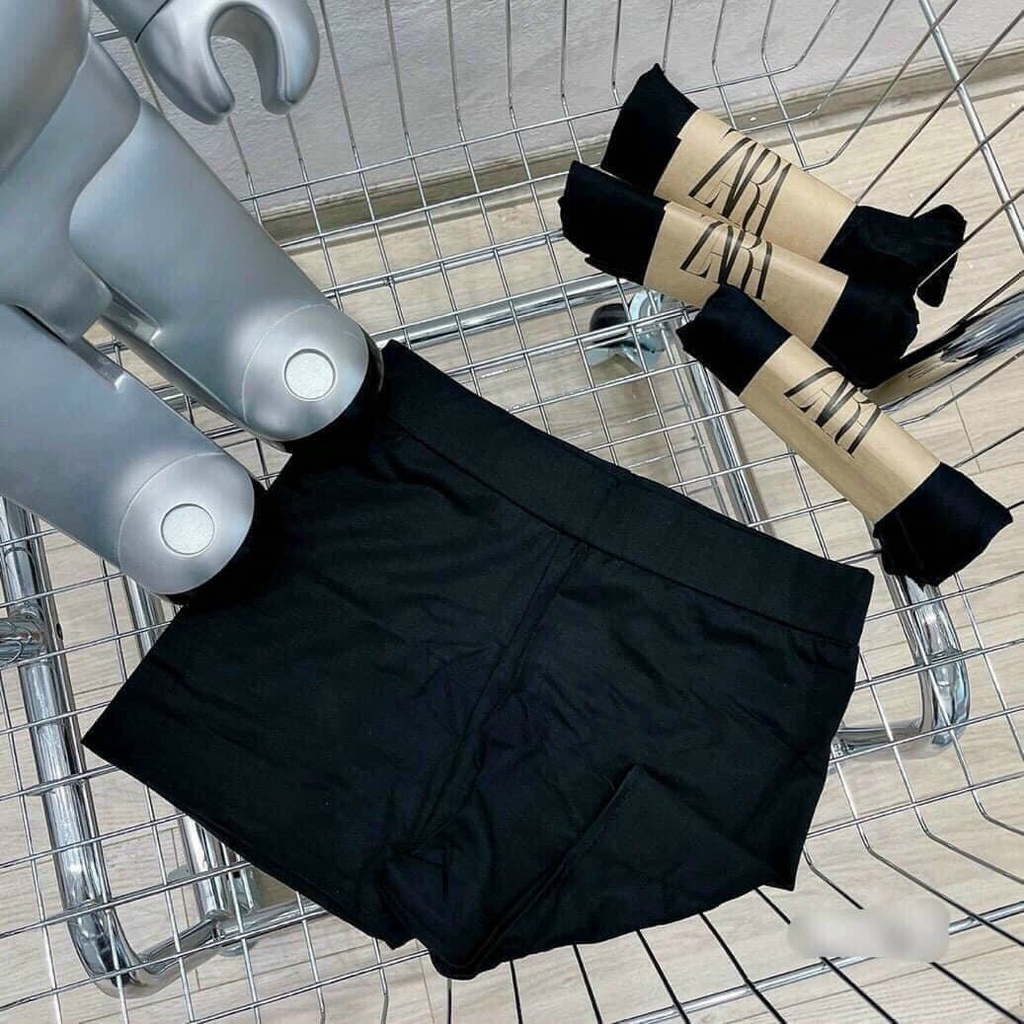 Quần Biker short nữ dáng ngắn ôm bó vải cotton co giãn 4 chiều