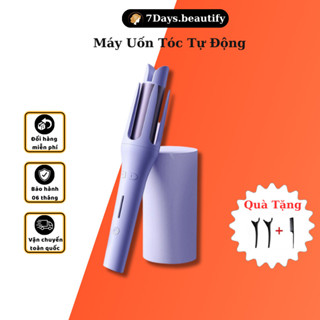 Máy Uốn Xoăn Tóc 7dayssmile Tự Động Xoay 360 Độ- 4 Mức Nhiệt Trục Uốn 32mm