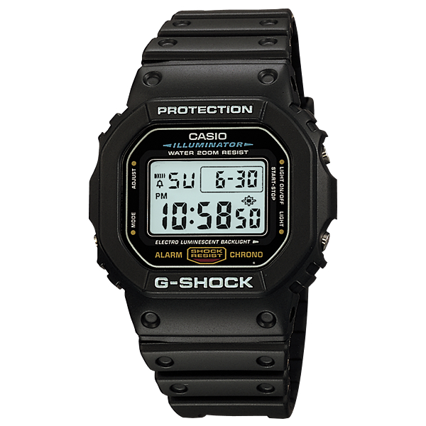 Dây đồng hồ nam Casio G-Shock chính hãng DW-5600E-1VDF