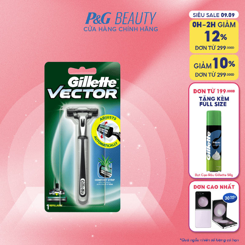 Dao Cạo Gillette Vector 1UP