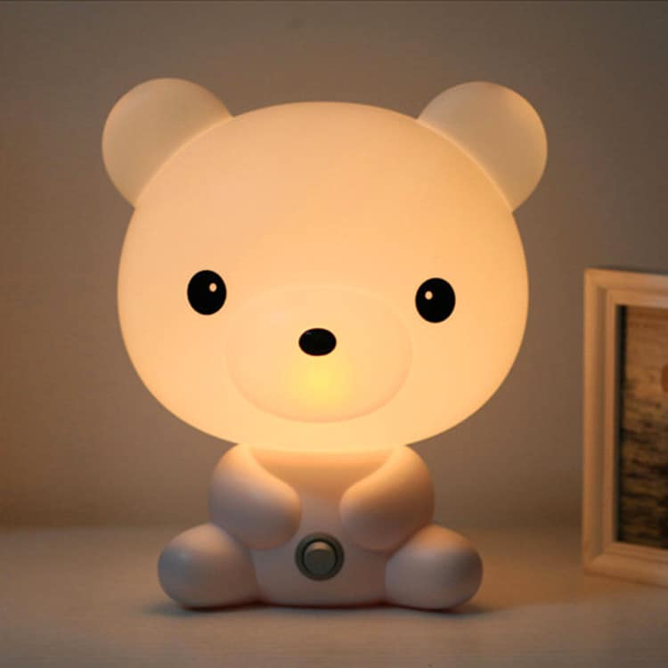 Đèn led vòng tròn làm đèn ngủ và trang trí nhà cực sang chảnh - Đế tròn dây nguồn USB + công tắc