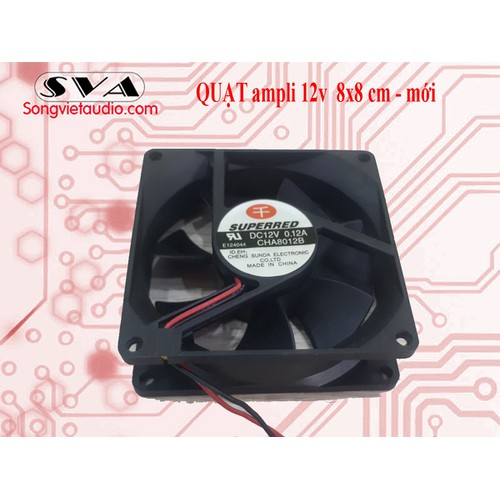 Quạt Tản Nhiệt 6x6, 8x8, 12x12cm, Quạt làm mát 12V đủ loại