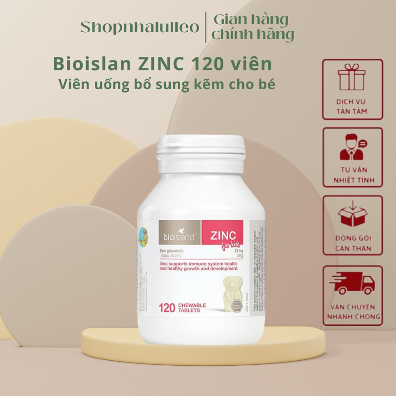 Viên Kẽm cho bé Bioisland