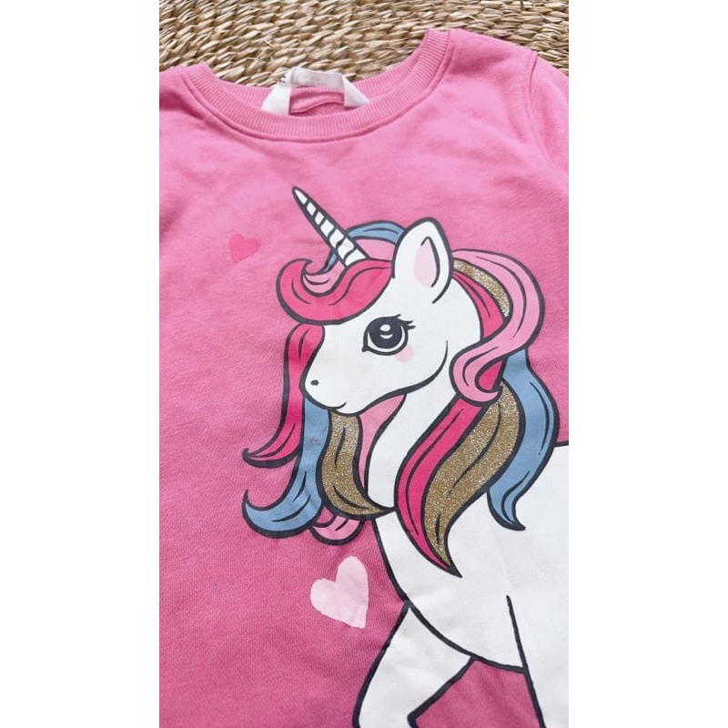 Váy nỉ da cá pony hồng HM dư xịn