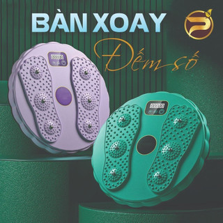 Đĩa Xoay Eo Giảm Cân, Bàn Xoay Eo Giảm Mỡ Bụng, Dụng Cụ Tập Eo Thon, Tập Thể Dục, Tập Bụng Tại Nhà 360 Độ Đếm Số Vòng