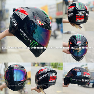 Mũ Fullface Royal138b lên tem decal đủ màu đủ size tặng khăn ninja - Hàng chính hãng.