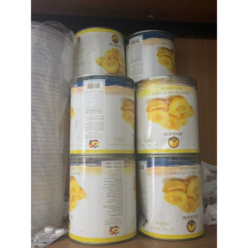 Đào ngâm BODDOB thái lan 825g