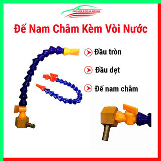 Đế nam châm,vòi tưới nước làm nguội máy phay gia công cơ khí