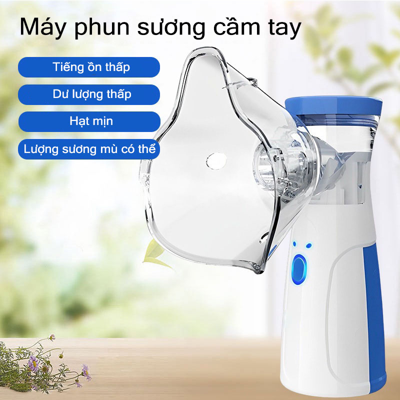 Yunos Máy Xông Mũi Họng Cao Cấp Cho Bé Công Nghệ Nhật Bản - Máy Khí Dung Xông Mũi Họng Cầm Tay Giúp Vệ Sinh Mũi Họng