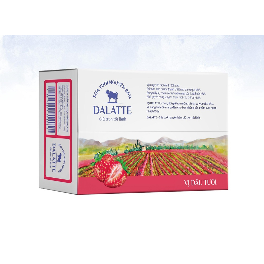 Sữa trái cây vị Dâu, Cam, Đào 170ml