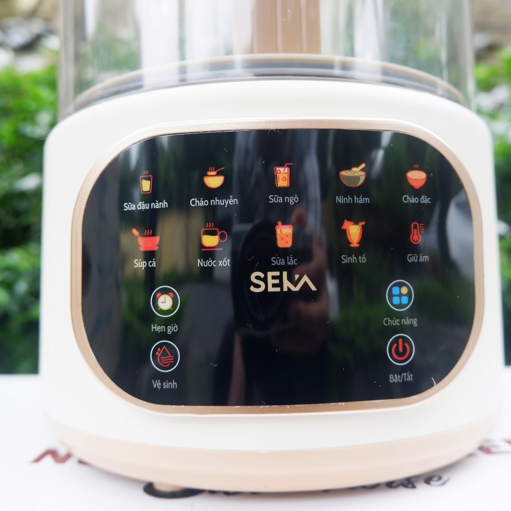 Máy làm sữa hạt cách âm chống ồn đa năng Seka E500 công suất 600w Bảo hành 2 năm