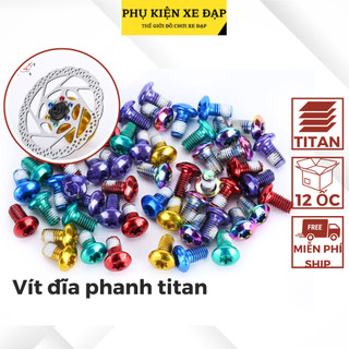Ốc Titan lắp đĩa phanh xe đạp thể thao