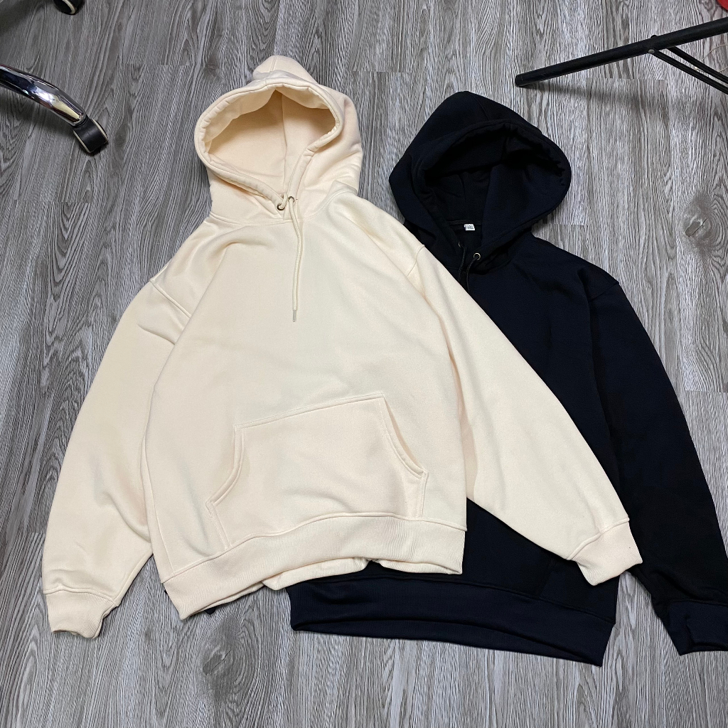 Áo khoác nỉ HY KOREA nam nữ sweater hoodie from rộng hình Núi DC303