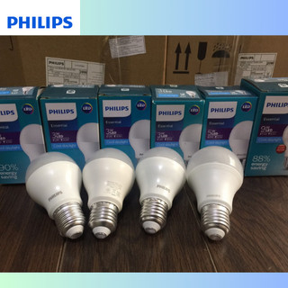 [CHÍNH HÃNG]Bóng đèn Led Bulb Philips Essential E27 A60 - 3w 5w.7w,9w,11w,13w Tiết kiệm điện chất lượng sáng cao