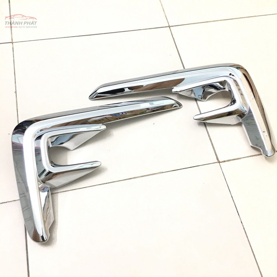 Ốp Đèn Gầm Trước Honda BRV 2023 Mạ Crome Cao Cấp, Bộ 2 Chi Tiết