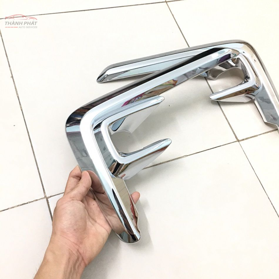 Ốp Đèn Gầm Trước Honda BRV 2023 Mạ Crome Cao Cấp, Bộ 2 Chi Tiết