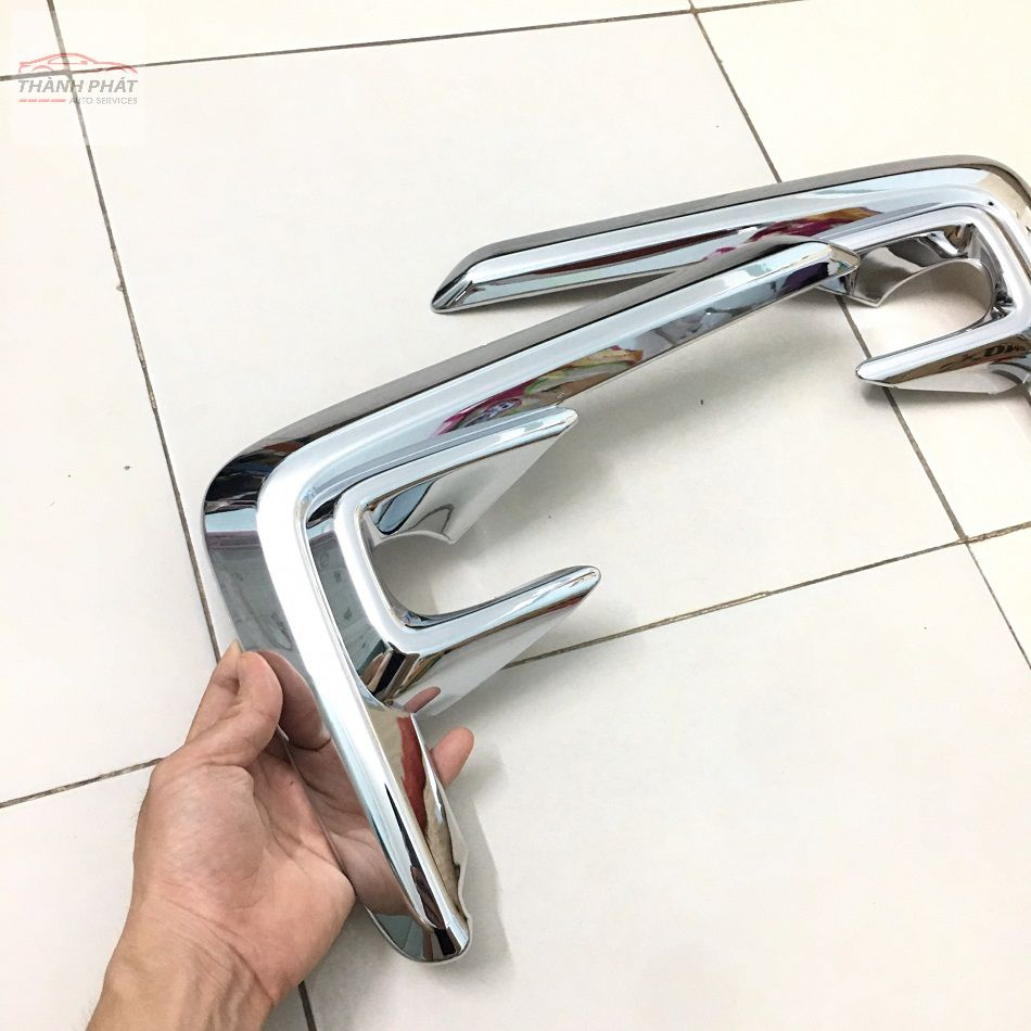 Ốp Đèn Gầm Trước Honda BRV 2023 Mạ Crome Cao Cấp, Bộ 2 Chi Tiết