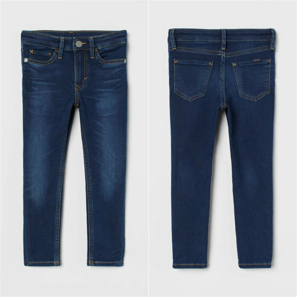 Quần jean demin xanh HM H&M 0852748010_hàng chính hãng authentic