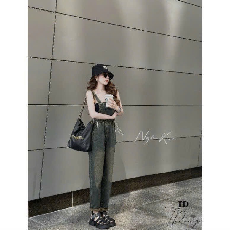 YẾM JEAN NỮ CHUN DÂY RÚT EO LÊN FORM CỰC CHUẨN HÀNG QCCC - YẾM JEAN BÒ NỮ CHẠY DÂY CHUN RÚT EO HÀNG CHUẨN MẪU MẶC