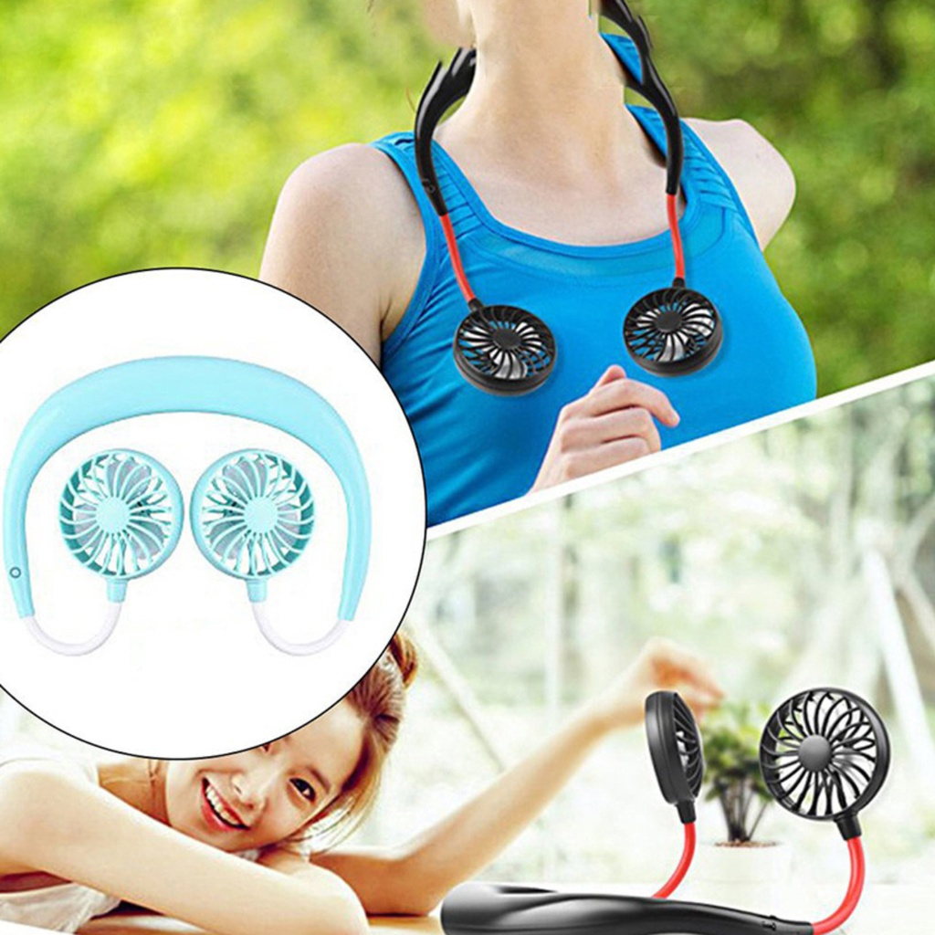 Quạt mini tích điện quàng cổ  GODWELL - Q30