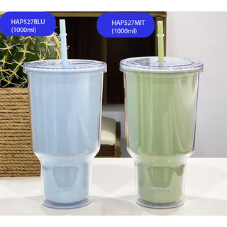 Ly nhựa 2 lớp dung tích 1000ml double wall cold cup HAP527- Hàng chính hãng LocknLock