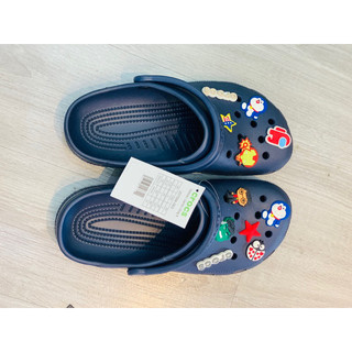 [CHÍNH HÃNG LỖI] CROCS SỤC XANH ĐEN TẶNG KÈM CHARM