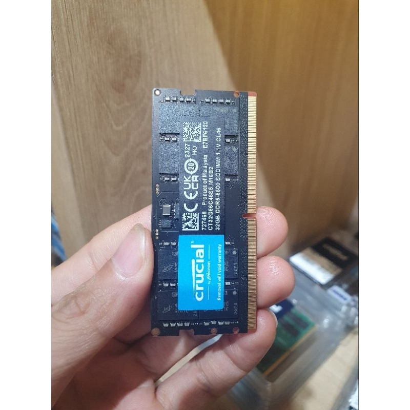 RAM Laptop 24Gb / 48Gb DDR5 Crucial 5600Mhz C46 - Bảo hành 36 tháng