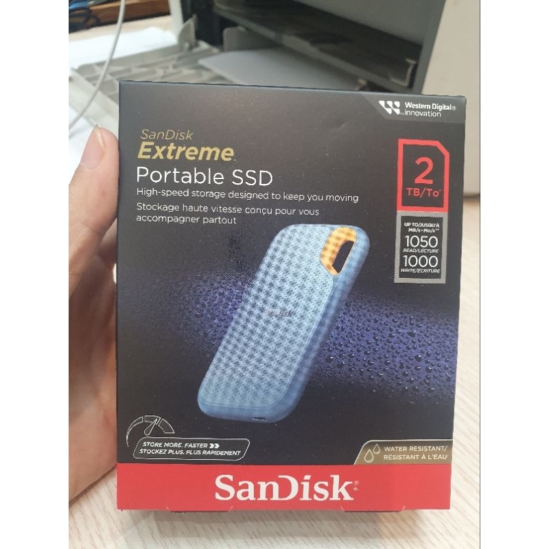 Ổ cứng di động SSD 500GB 1TB 2TB Sandisk Extreme E61 USB3.2 Gen 2 - Bảo hành 3 năm