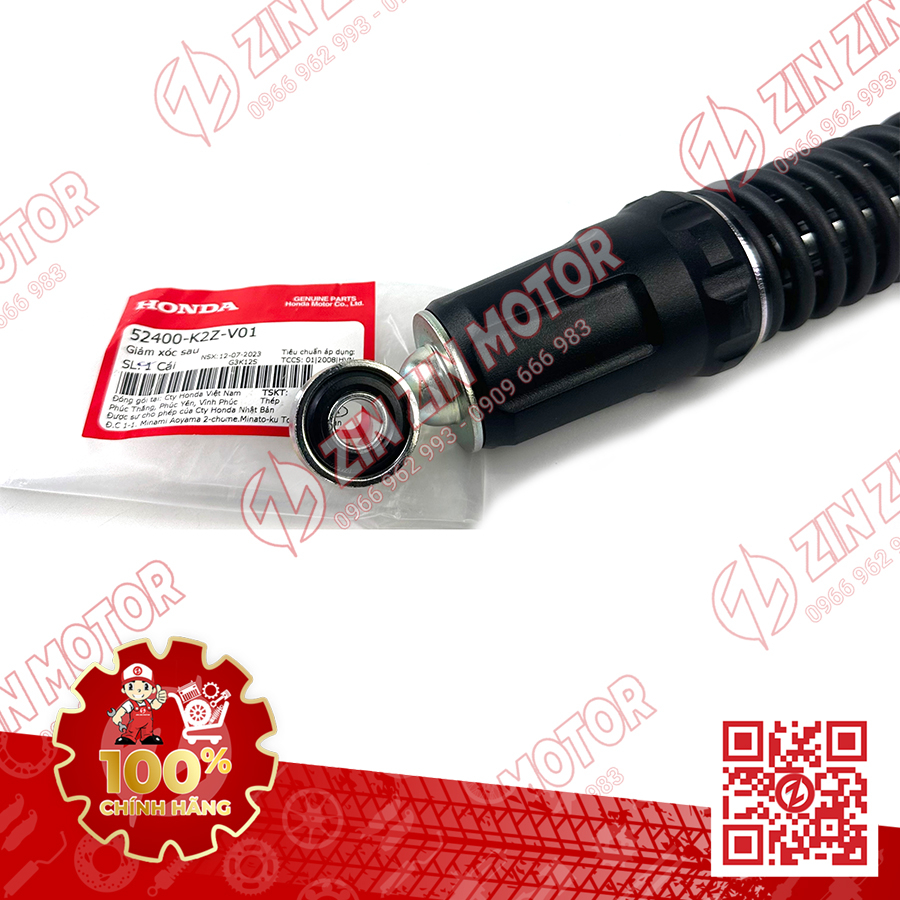 Giảm Xóc Phuộc Sau AB 160 2022 2023+, AirBlade 125 2022 2023+ 52400-K2Z-V01 Chính Hãng Honda