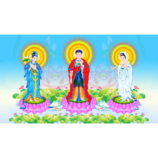 Tranh đính đá 5D , Tranh Tây phương tam thánh tự đính đá full toàn bộ