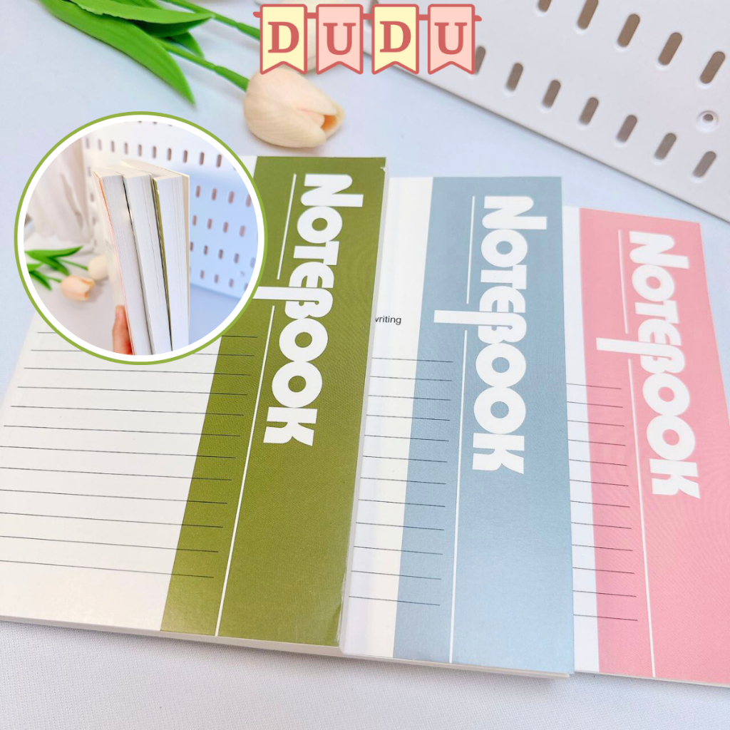 Vở kẻ ngang NOTEBOOK mẫu mã đa dạng dành cho học sinh và sinh viên