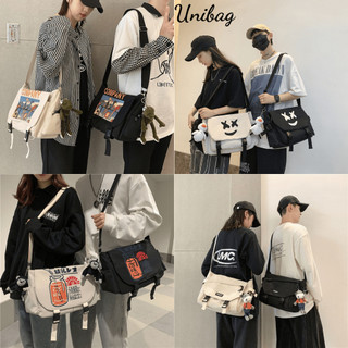 Túi tote vải đeo chéo đeo vai canvas bag giá rẻ đẹp đi học đi làm đựng sách vở điện thoại vì tiền