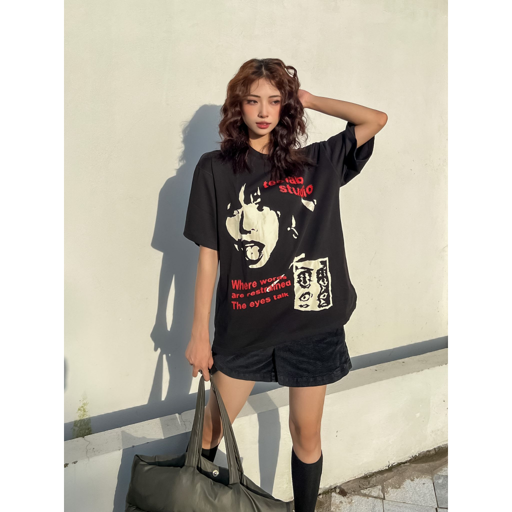 Áo Thun Teelab Local Brand Unisex The Eyes T-Shirt TS206