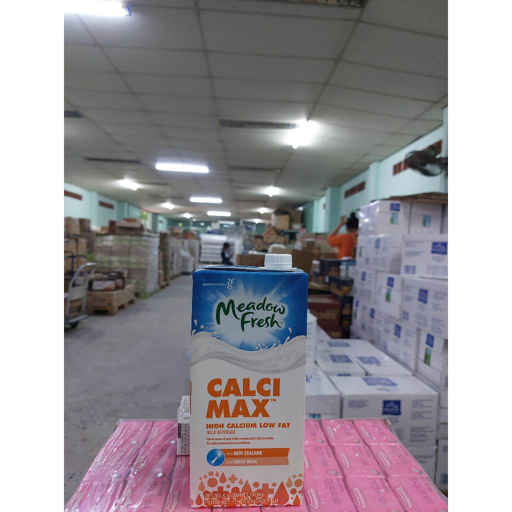 Hộp Sữa Meadow Fresh Canxi Ít Béo 1L - Sữa Nhập Khẩu Úc