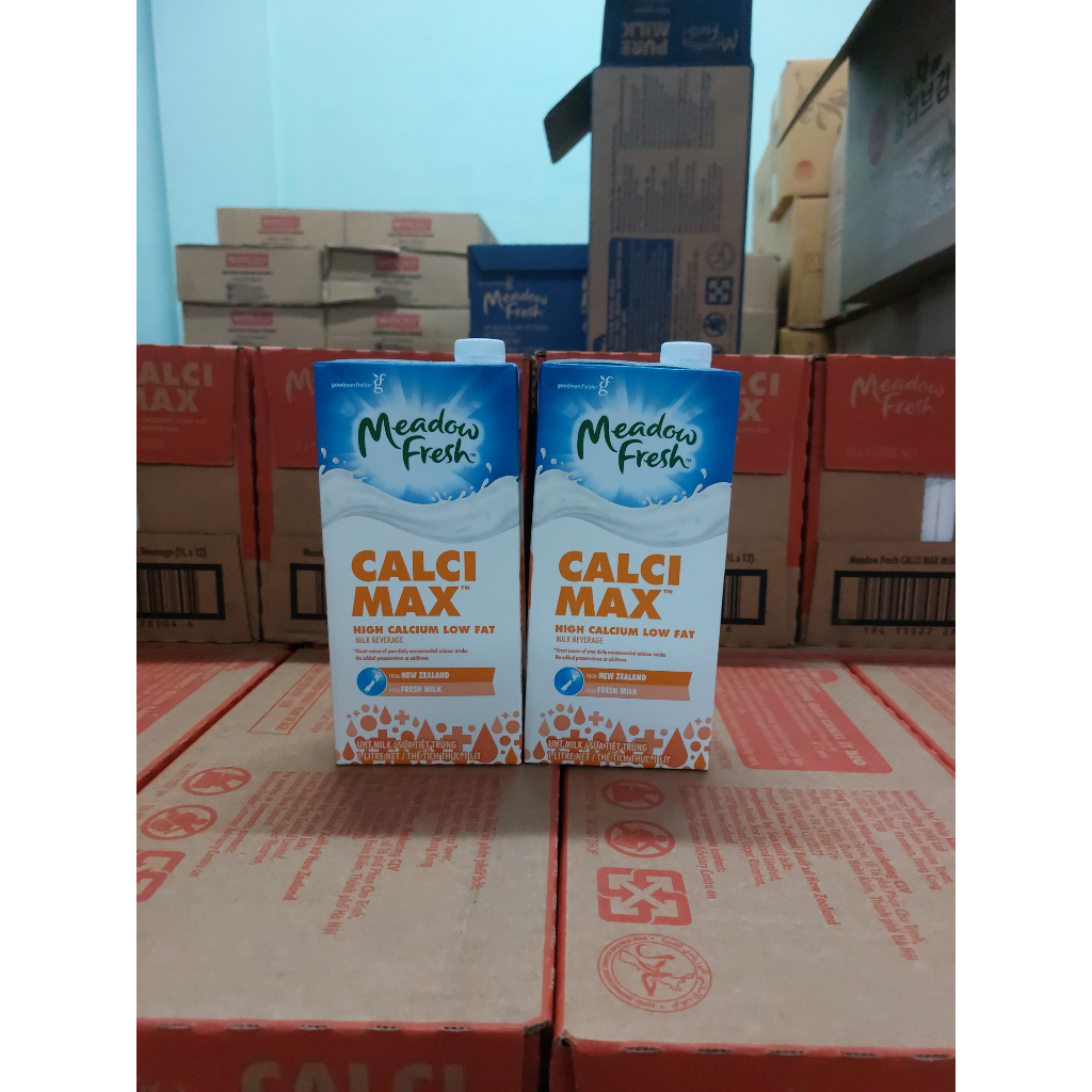 Hộp Sữa Meadow Fresh Canxi Ít Béo 1L - Sữa Nhập Khẩu Úc