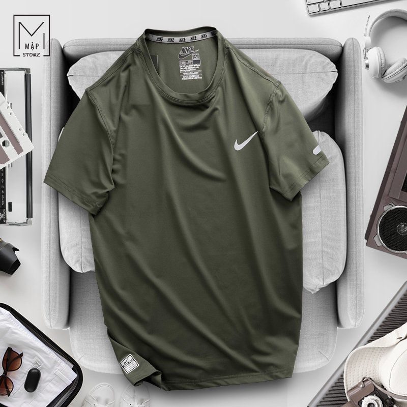 Áo thun nam, áo thun thể thao nam, chất thun lạnh co giãn 4 chiều, cổ tròn_MAPSTORE_031