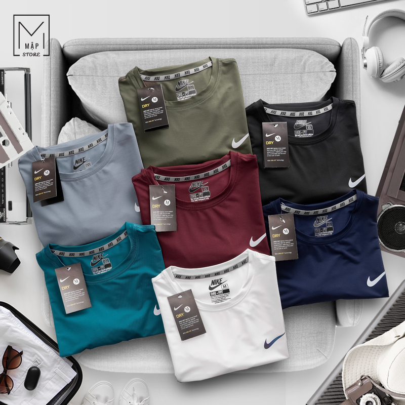 Áo thun nam, áo thun thể thao nam, chất thun lạnh co giãn 4 chiều, cổ tròn_MAPSTORE_031