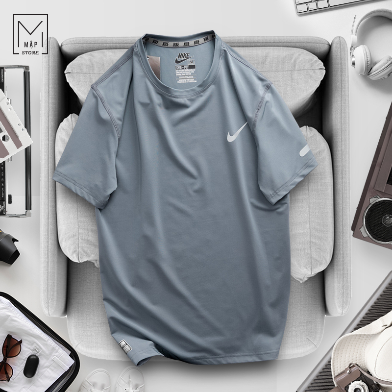 Áo thun nam, áo thun thể thao nam, chất thun lạnh co giãn 4 chiều, cổ tròn_MAPSTORE_031