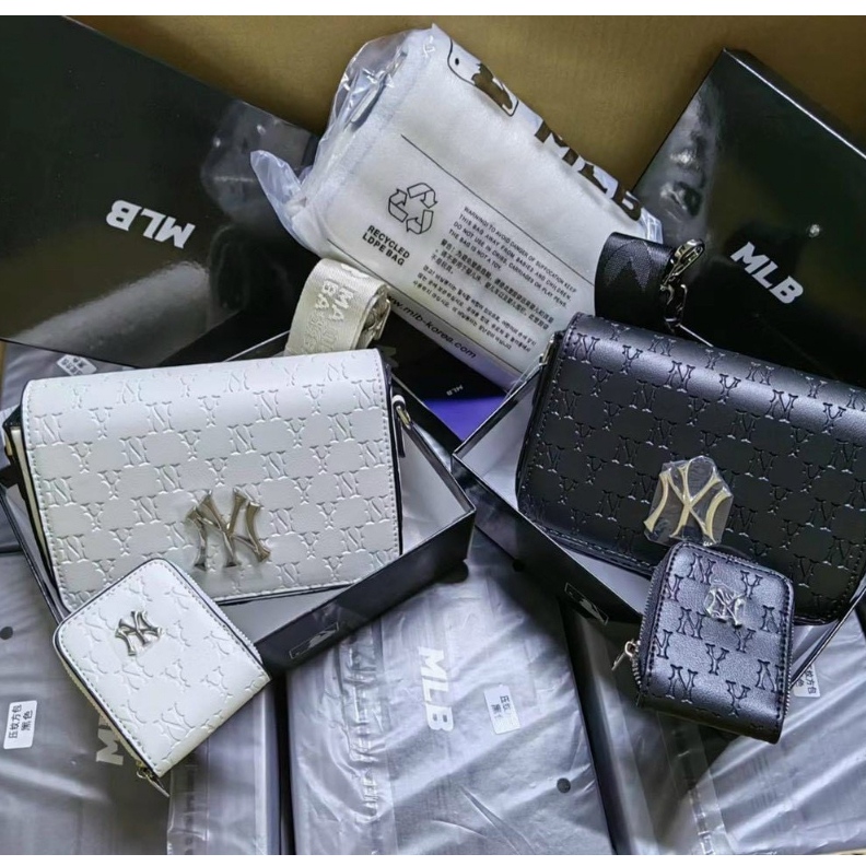 Túi Đeo Chéo MLB NY Nam Nữ Thời Trang Hàn Quốc Size 20 Hàng Loại 1 Audrey_tuistore