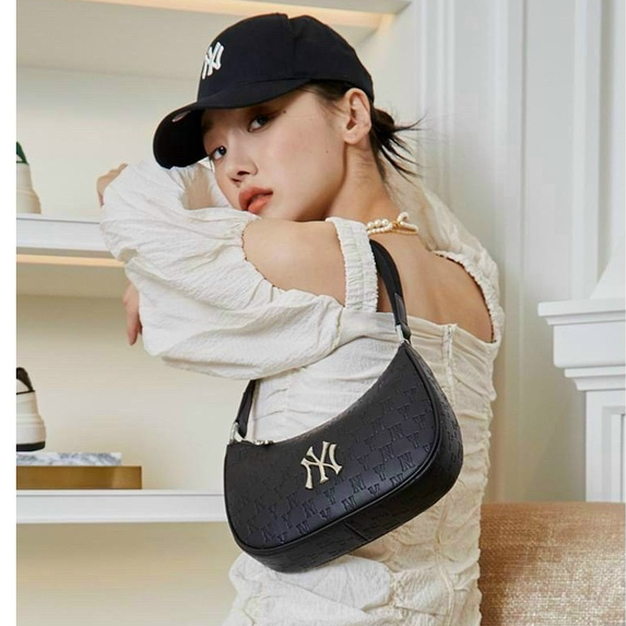 Túi Xách Nữ Đeo Chéo Thời Trang Hàn Quốc Da MLB NY Siêu Xinh Hàng Loại 1 Audrey_tuistore