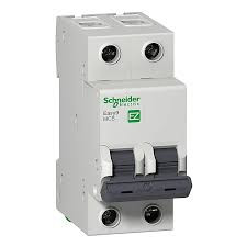 Aptomat mcb 2 pha dòng cắt 4,5ka schneider