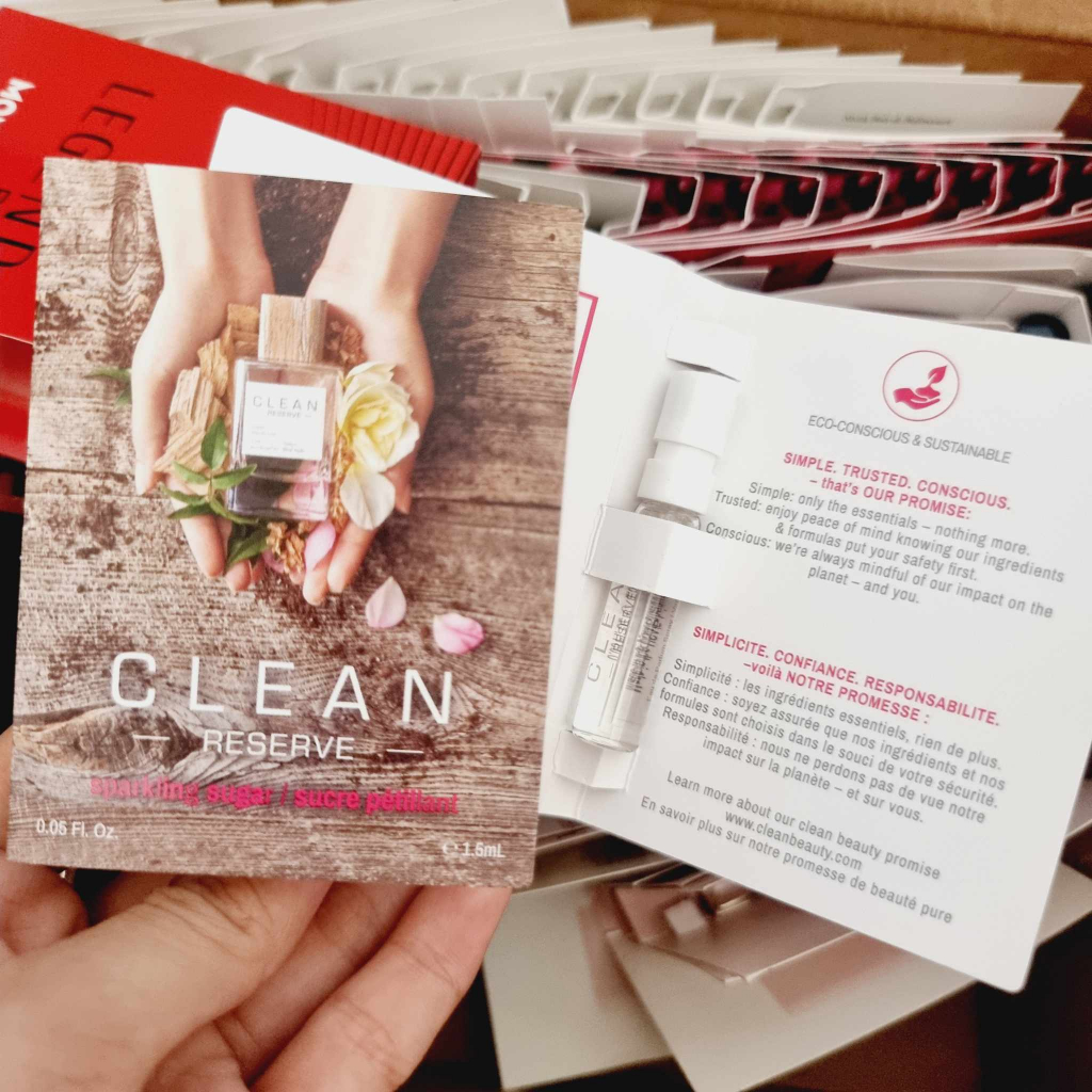 Mẫu thử vial nước hoa Clean Reserve các mùi