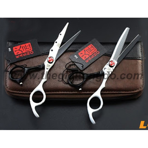 KÉO CẮT TÓC KAISHO (trắng đen)SIZE 6.0INH