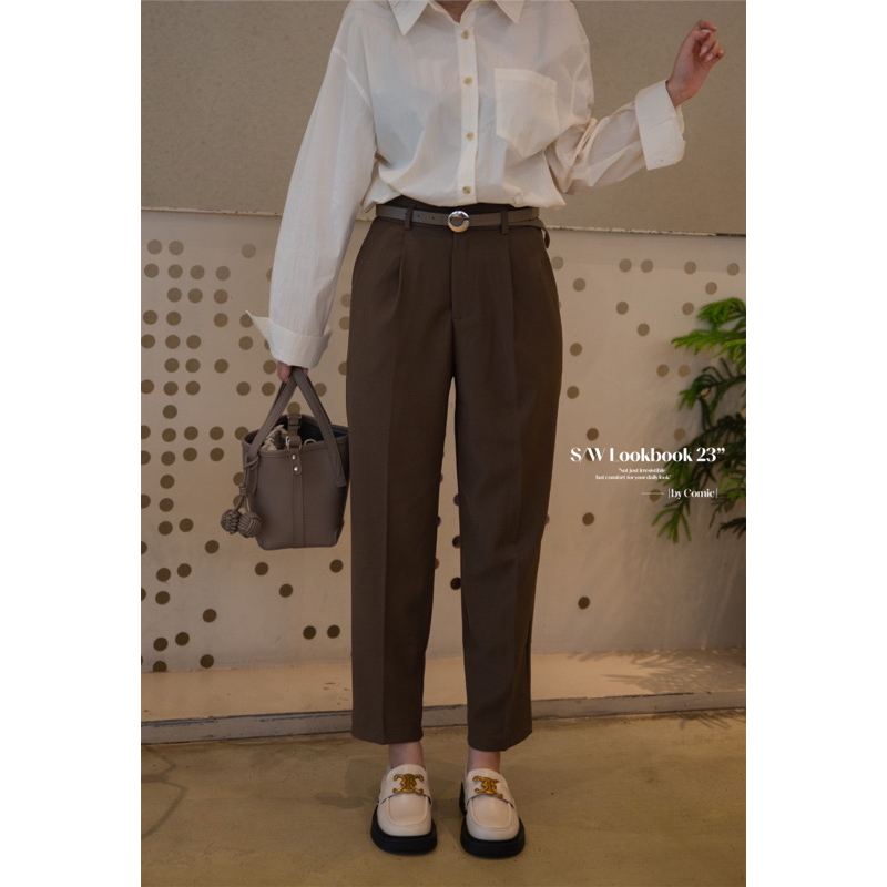 Quần baggy kèm belt comic