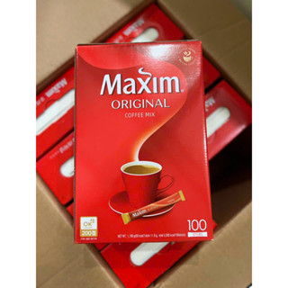 Cà Phê MAXIM ORIGINAL Hàn Quốc Hộp Đỏ 100 gói